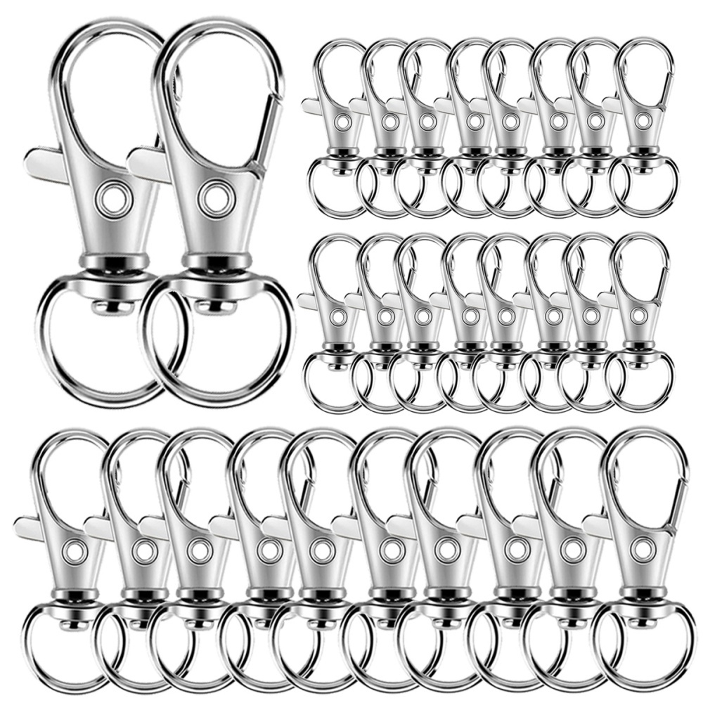 Jewelry Making Kit For Beginners - 25-200 Buah Gantungan Kunci Lobster Clasp