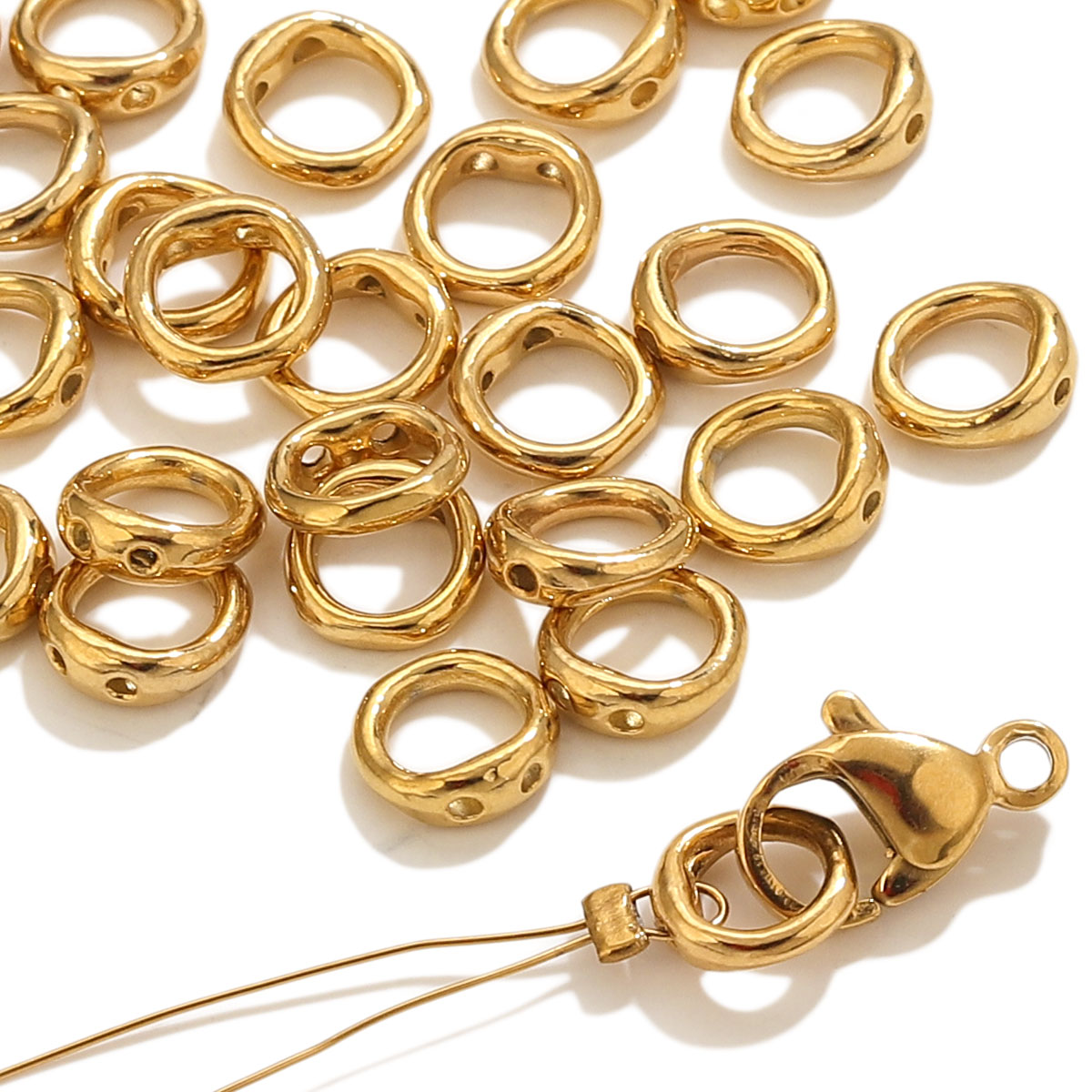 Jewelry Making Equipment - 20 Buah Kait Konektor Ujung Gesper