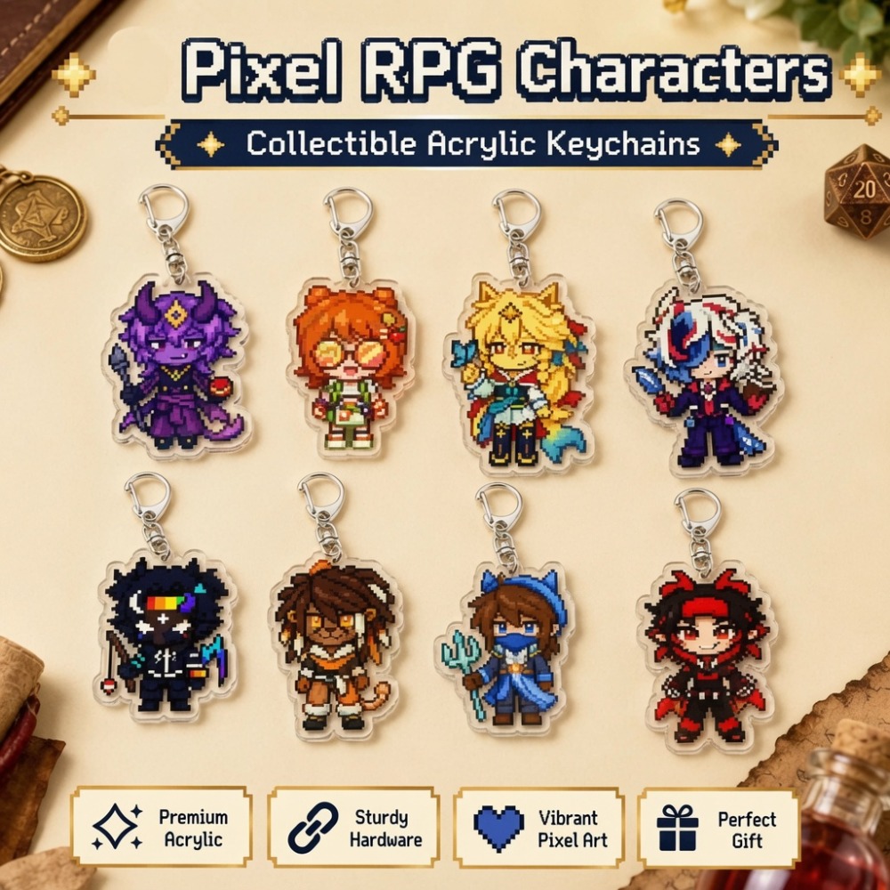 Jewelry Making Hobby - Gantungan Kunci Chibi Lucu Wifies Squiddo