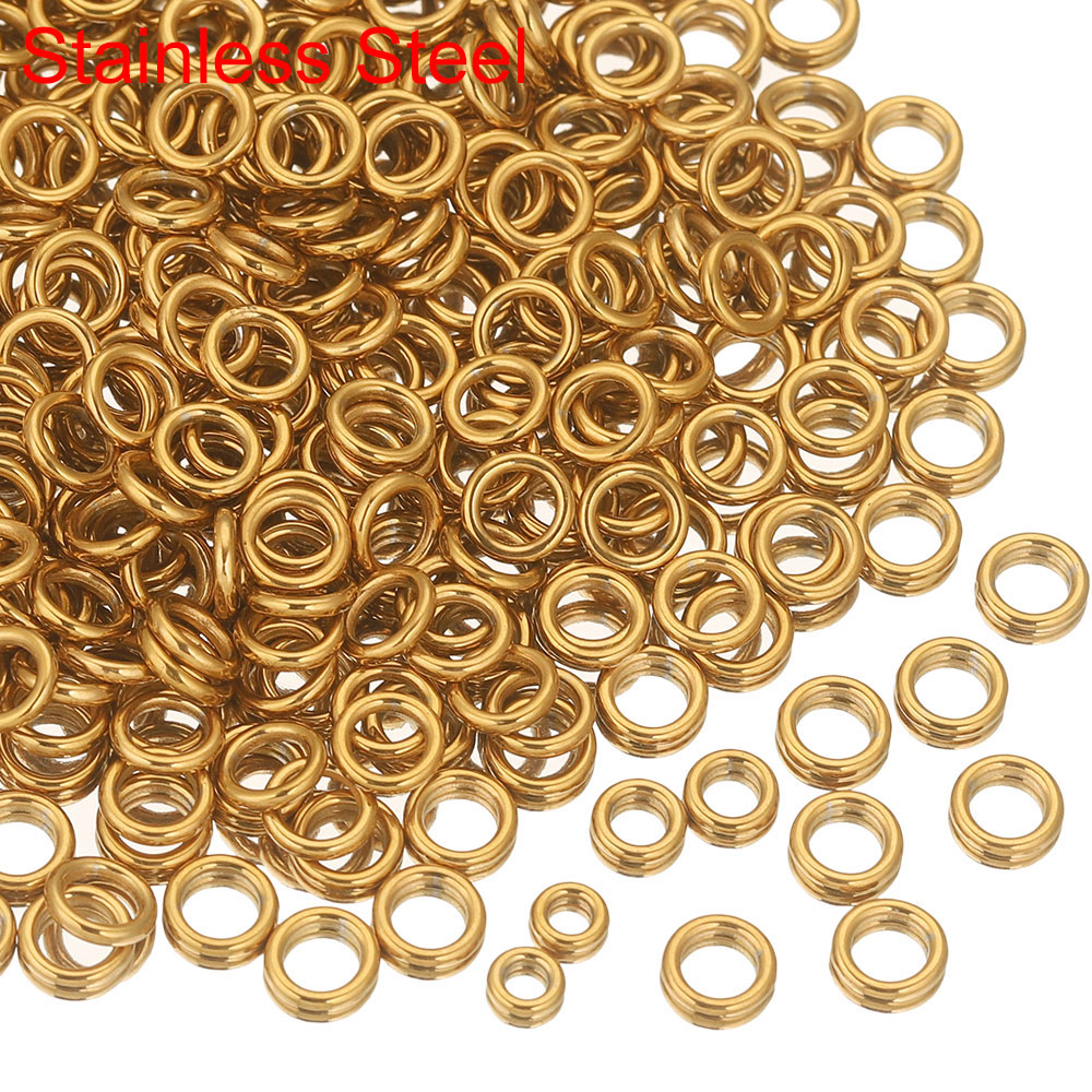 Jewelry Making Closed Jump Rings - 50 buah cincin lompat tertutup baja