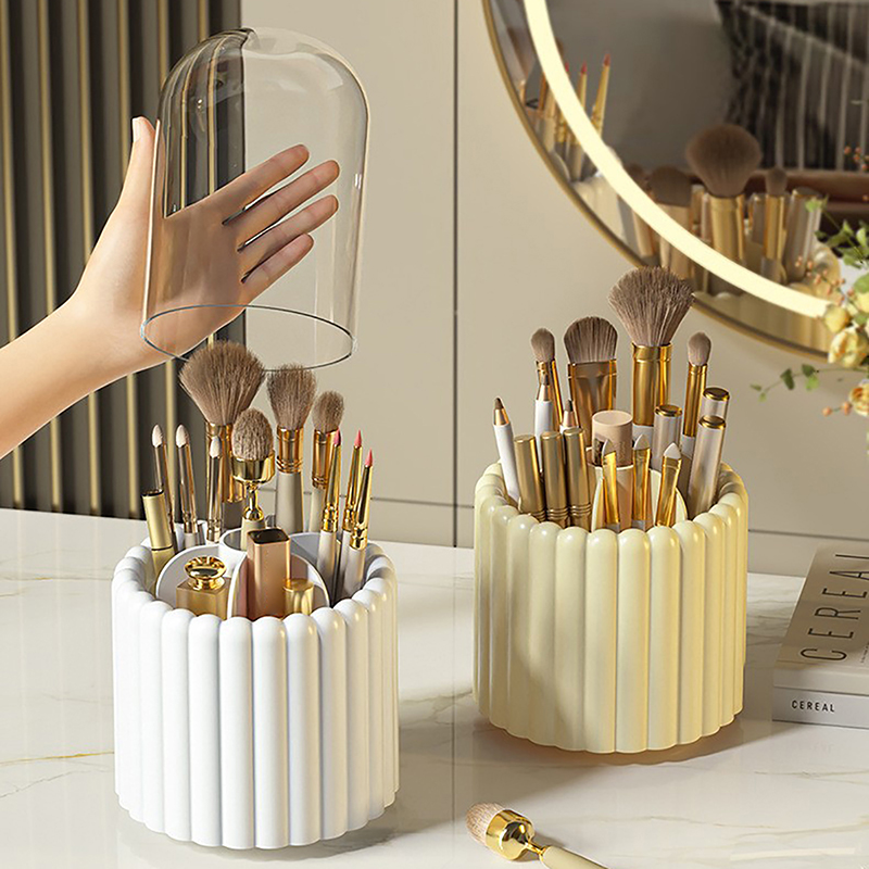 Jewelry Making Organizer - Tempat kuas Makeup berputar 360 °,