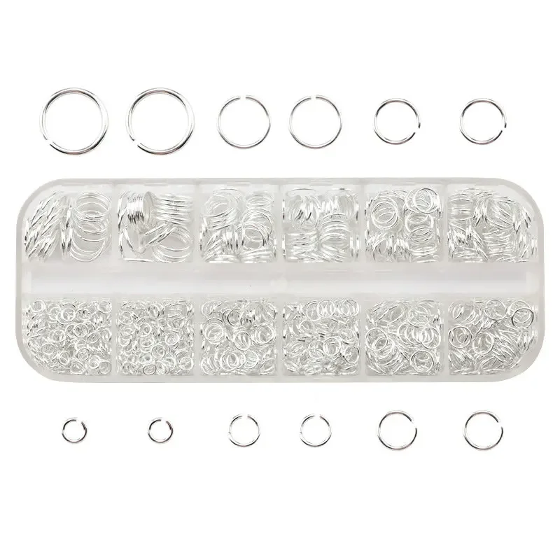 Jewelry Making Closed Jump Rings - 1050Pcs Cincin Loncat Terbuka Berlapis Warna