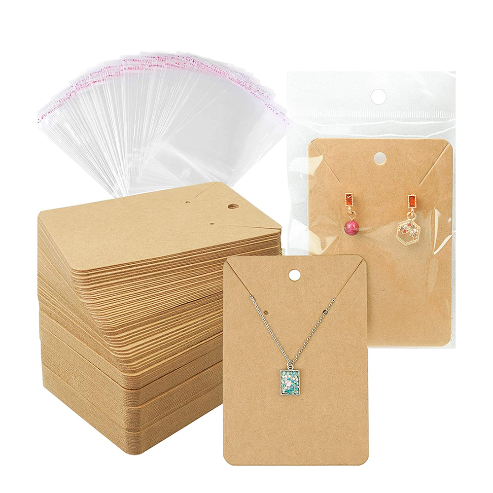 Jewelry Making Organizer - Kartu Anting Kartu Tampilan Kalung dengan