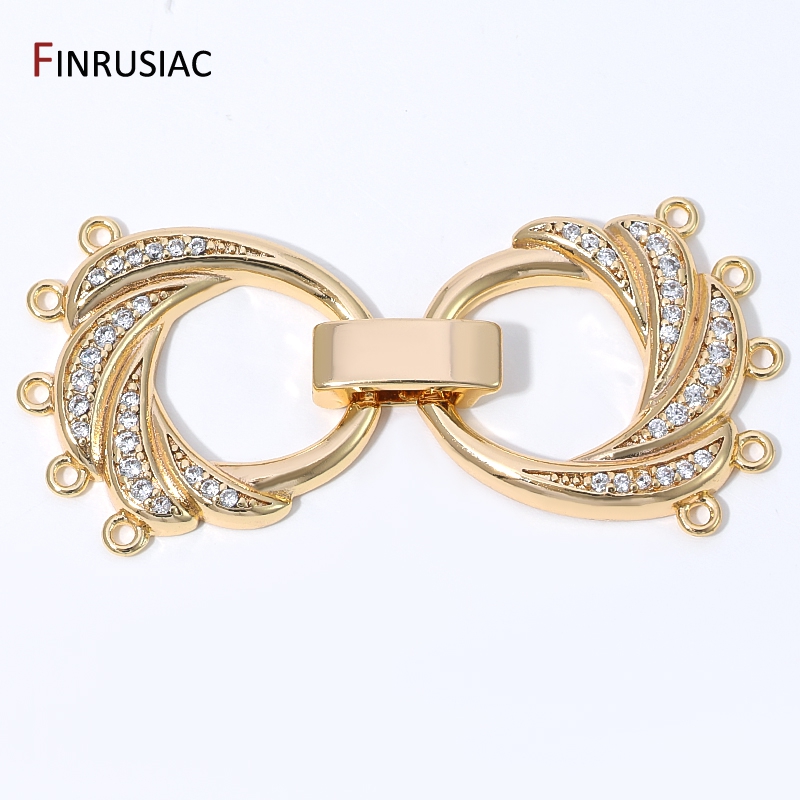 Jewelry Making Equipment - Kuningan Berlapis Emas 14K Dengan Zirkon,