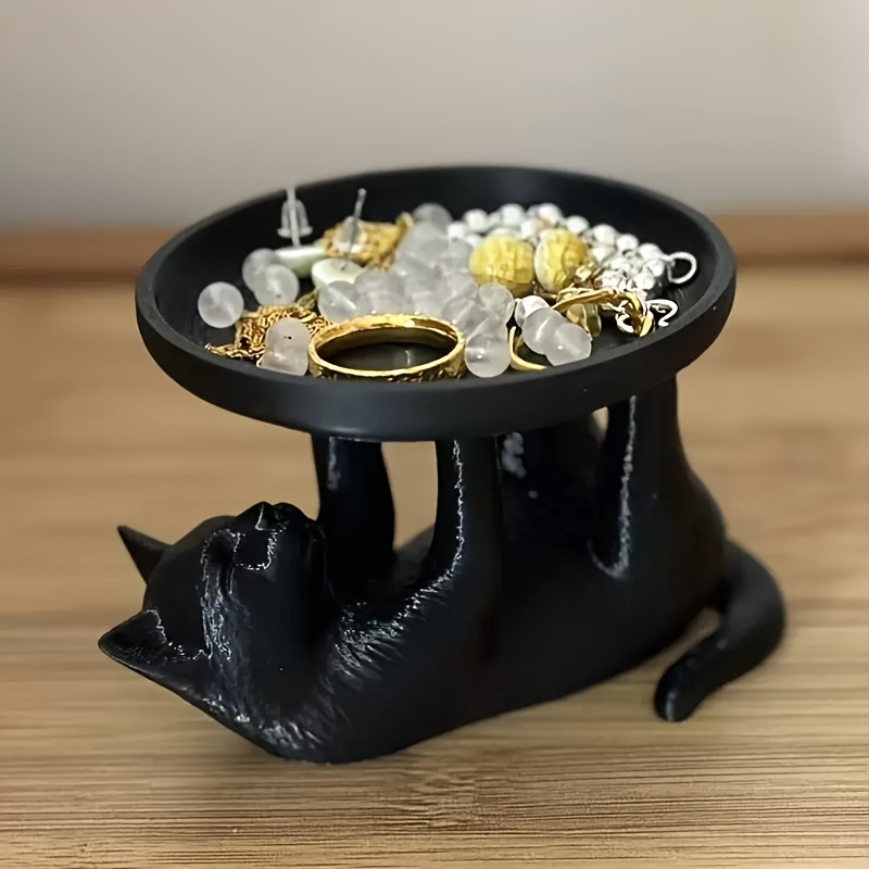 Jewelry Making Organizer - Nampan Perhiasan Kucing Hitam Lucu dari