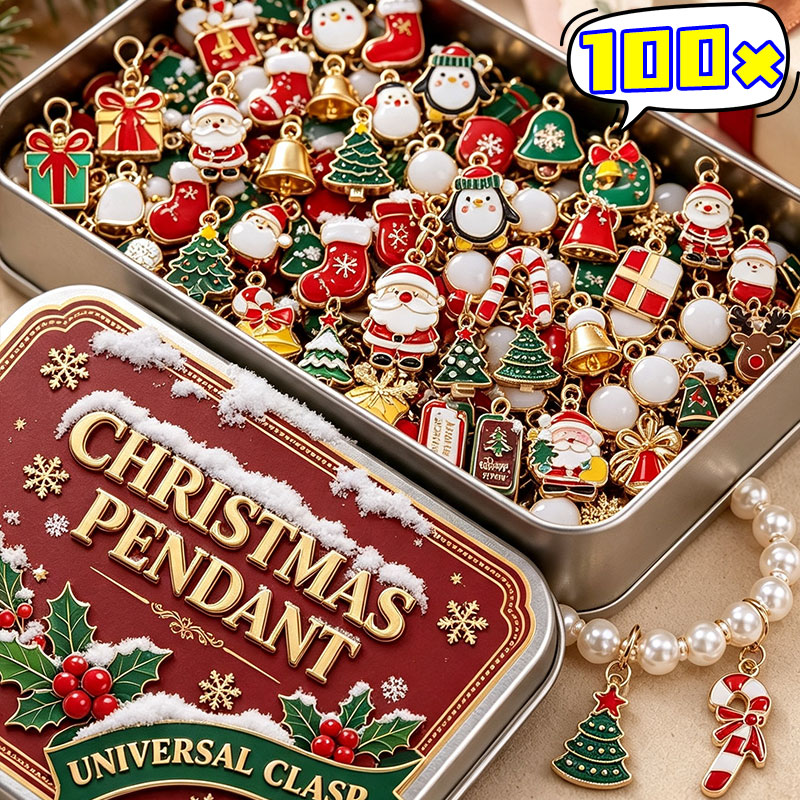 Jewelry Making Organizer - Gantungan Kunci Natal, Liontin, Set Pembuatan