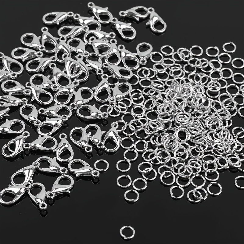 1/2/300 Buah Gesper Lobster Ci - Jewelry Making Closed Jump Rings ulasan dan harga
