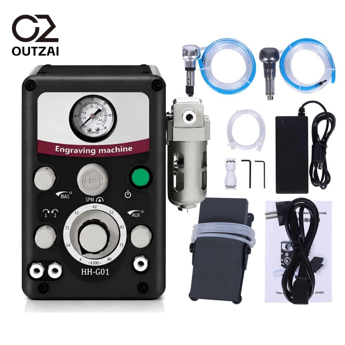 Mesin Ukir Pneumatik 110V HH-G - Jewelry Making Workshop ulasan dan harga