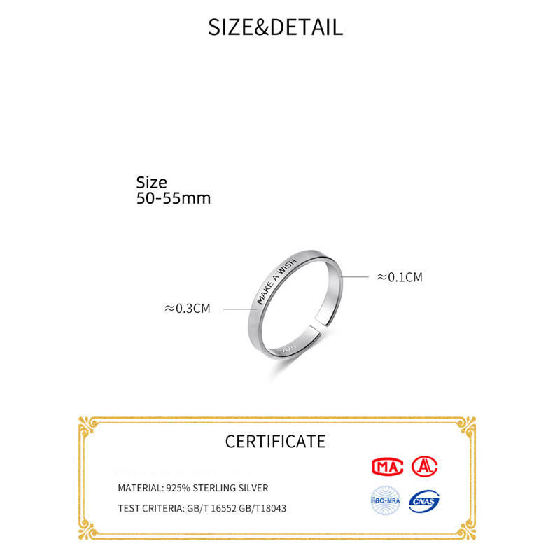 La Monada 50-55Mm Cincin Perak - Jewelry Making In La ulasan dan harga