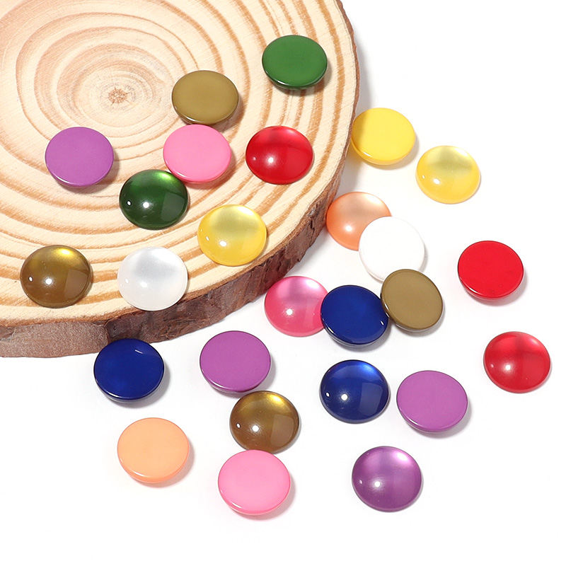 50pcs Cabochon Resin Warna Cam - Jewelry Making Gemstones ulasan dan harga