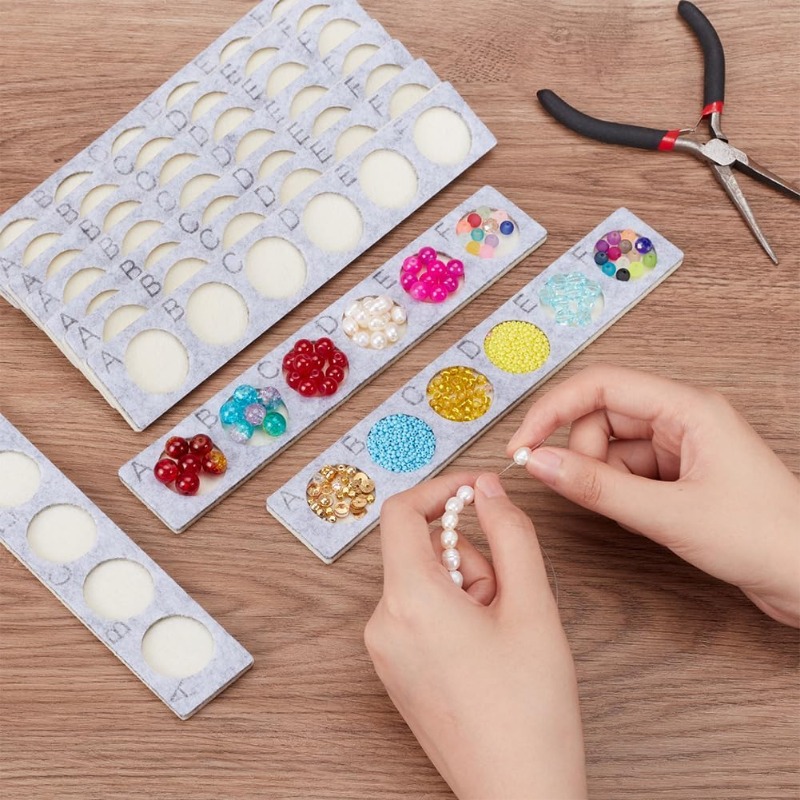 10 buah nampan desain manik ti - Jewelry Making Organizer ulasan dan harga