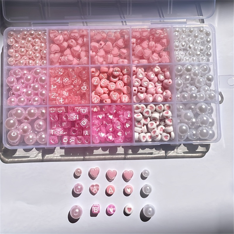 10-Piece Kotak Alfabet Pink, M - Jewelry Making Kit For Beginners ulasan dan harga