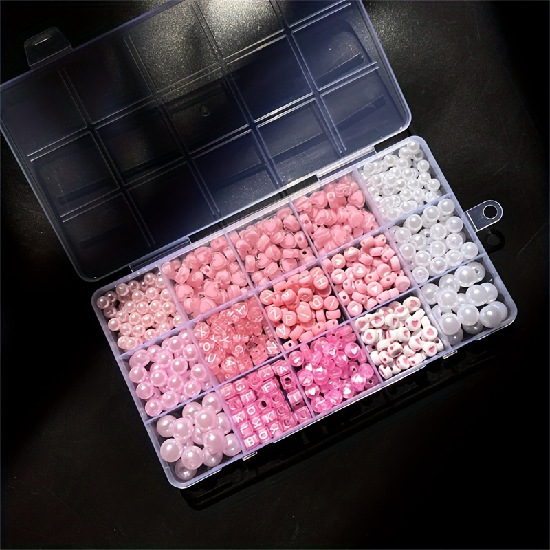 10-Piece Kotak Alfabet Pink, M - Jewelry Making Kit For Beginners ulasan dan harga