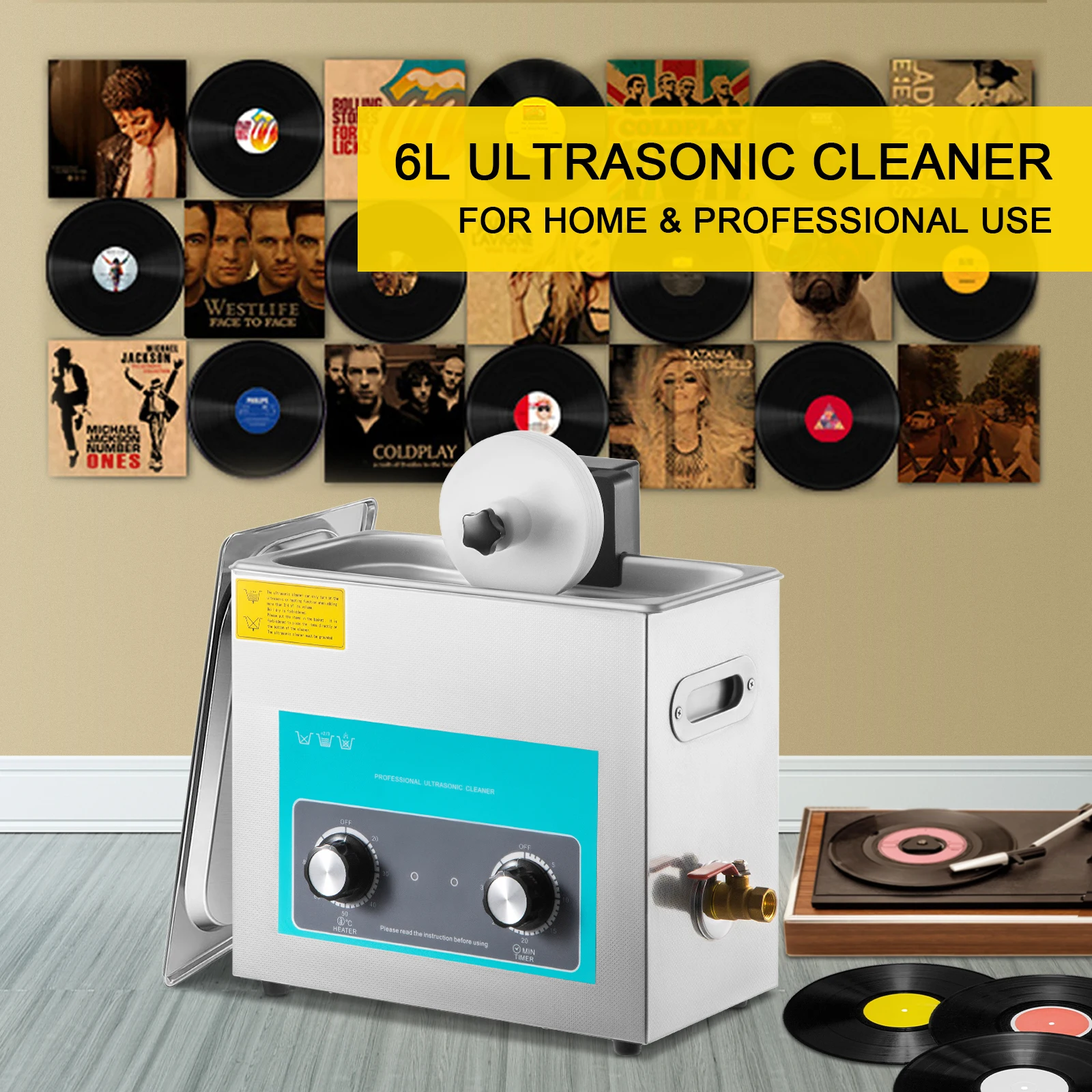 SIHAO 6L Pembersih Piringan Hi - Jewelry Making Equipment ulasan dan harga