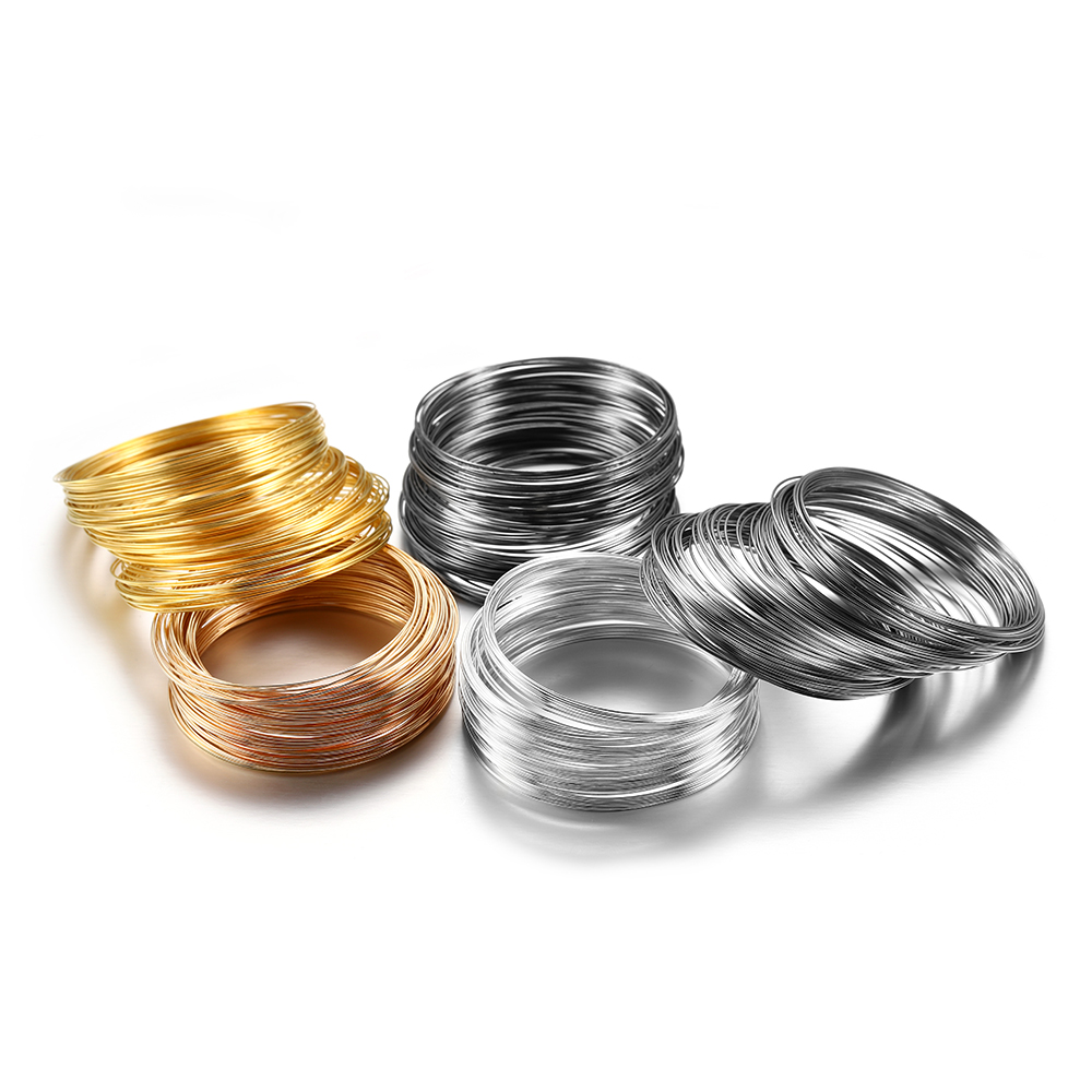 100 Loop/Lot 0.6Mm Perak Emas  - Jewelry Making Equipment ulasan dan harga