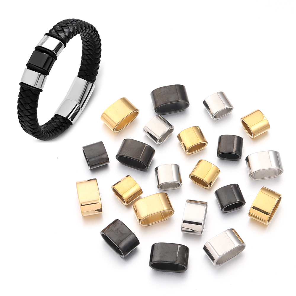 6pcs Manik-manik Slider Tabung - Jewelry Making Equipment ulasan dan harga