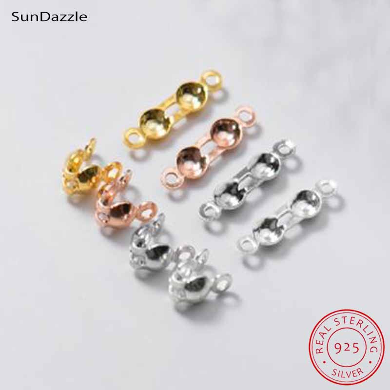 4pcs Manik-manik Penutup Perak - Jewelry Making Hobby ulasan dan harga