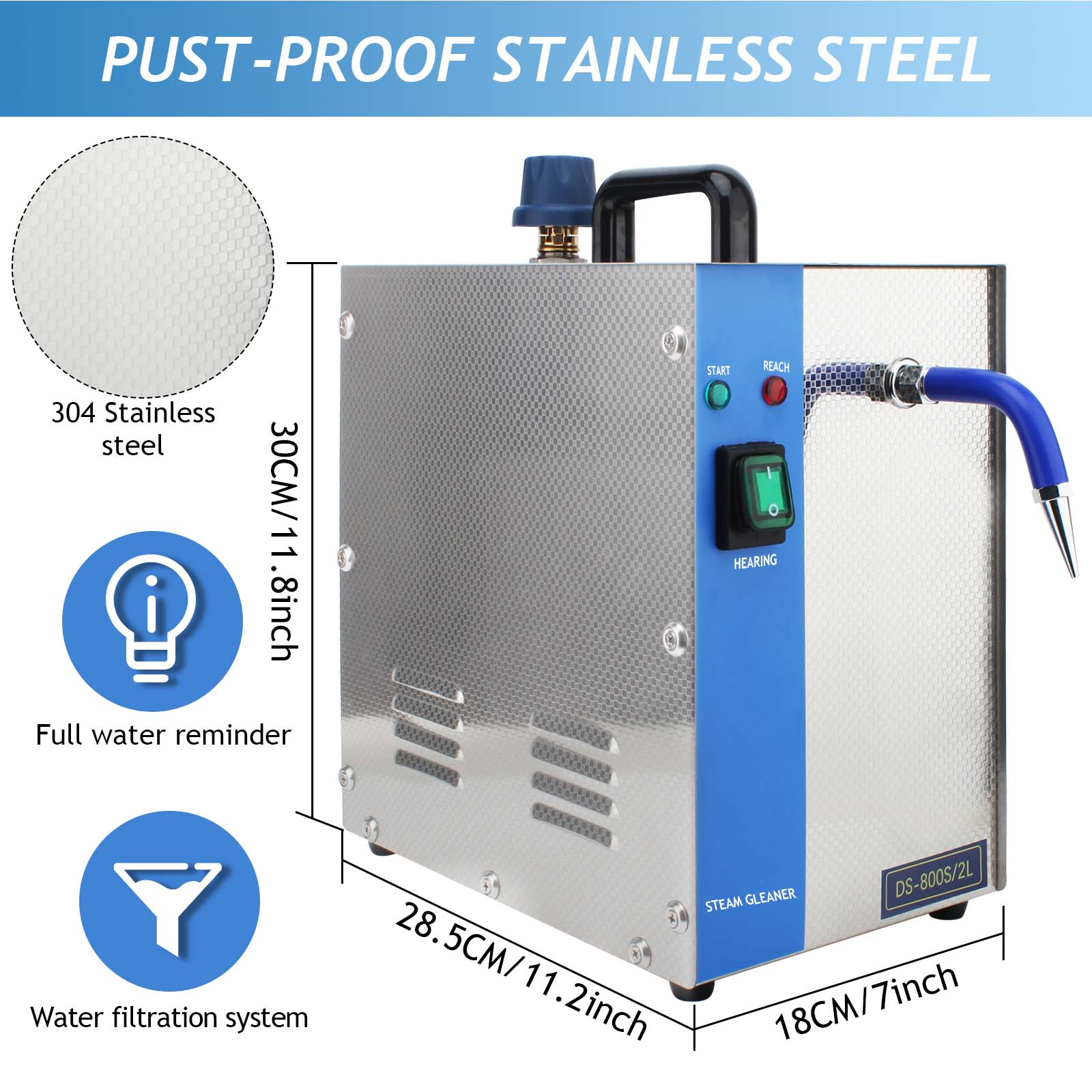 Perhiasan pembersih uap 1300W- - Jewelry Making Workshop ulasan dan harga