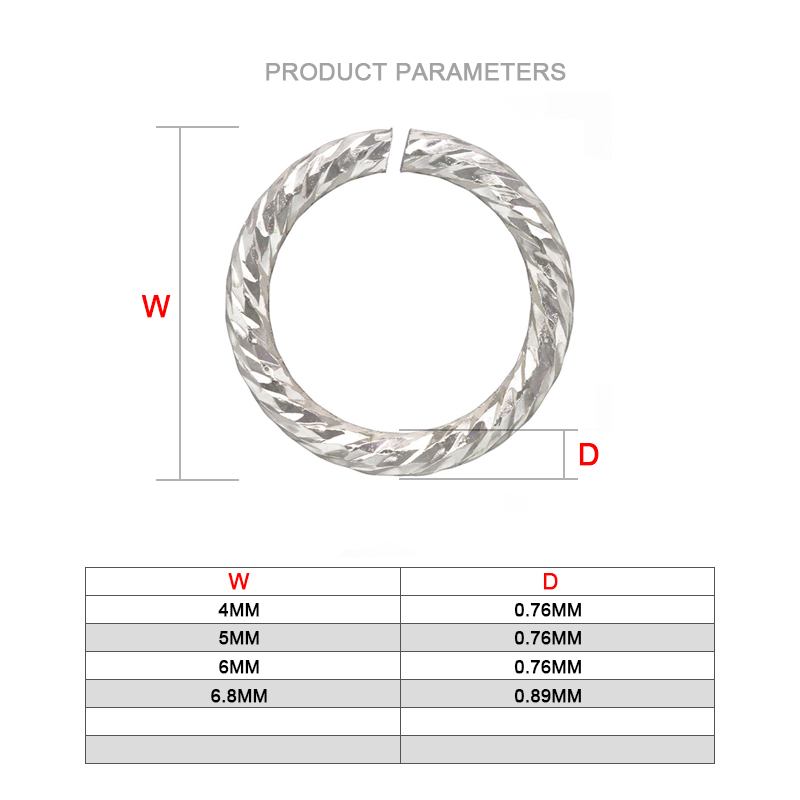 Cincin Perak Sterling 925 Berk - Jewelry Making Closed Jump Rings ulasan dan harga