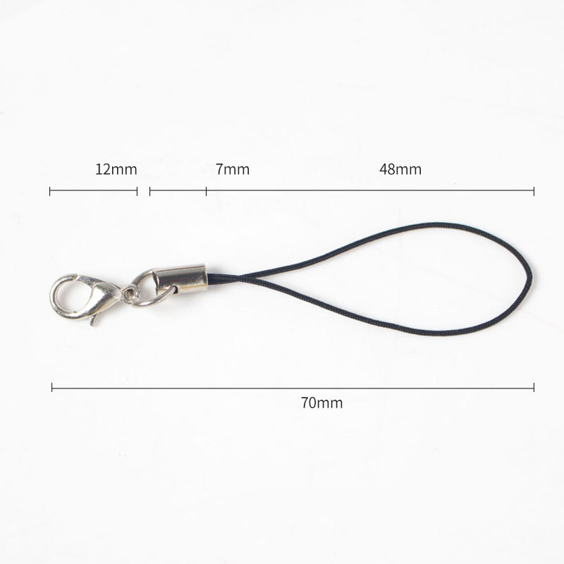 50/100 Buah Tali Hitam Putih T - Jewelry Making Equipment ulasan dan harga