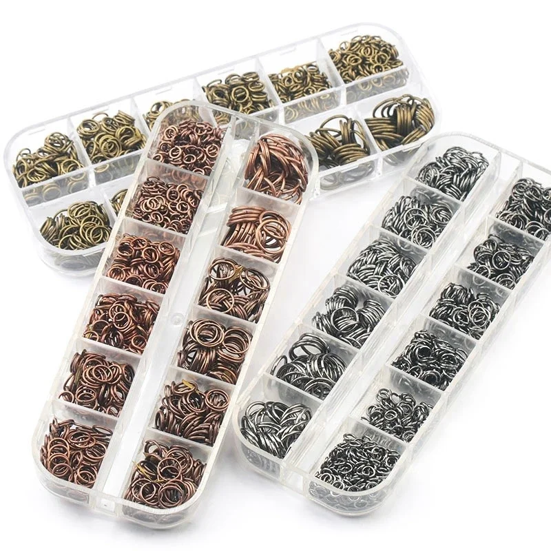 1050Pcs Cincin Loncat Terbuka  - Jewelry Making Closed Jump Rings ulasan dan harga