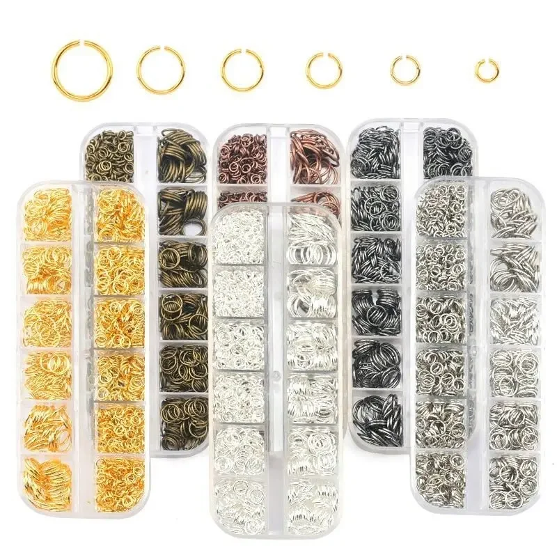 1050Pcs Cincin Loncat Terbuka  - Jewelry Making Closed Jump Rings ulasan dan harga