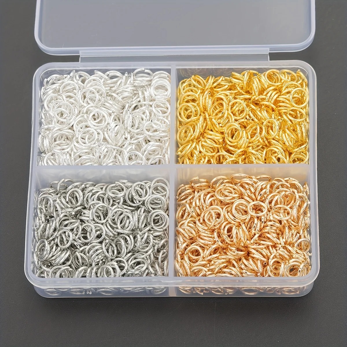 1200 Buah Cincin Lompat Terbuk - Jewelry Making Closed Jump Rings ulasan dan harga