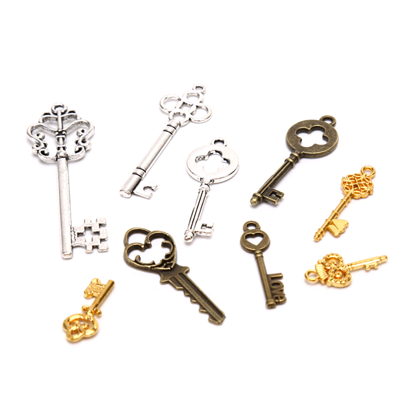 [HS][LA]13Pcs Liontin Kunci Lo - Jewelry Making In La ulasan dan harga