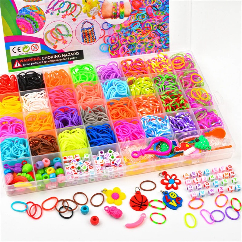 4300+ pcs 32 Warna Karet Gelan - Jewelry Making Kit For Beginners ulasan dan harga