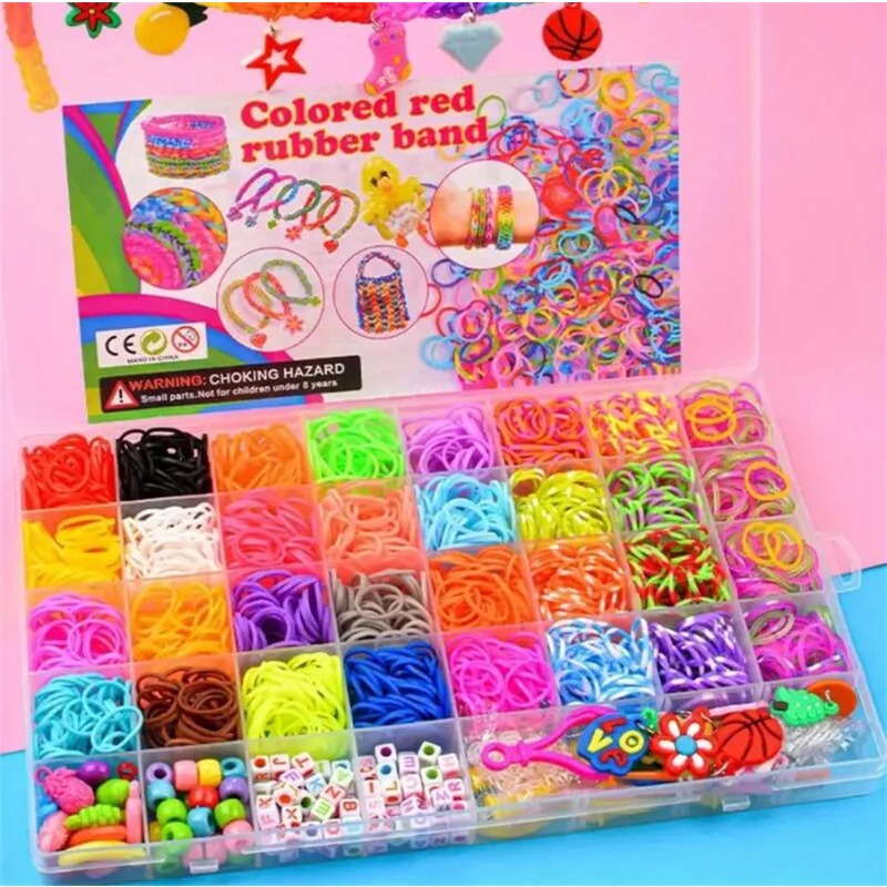 4300+ pcs 32 Warna Karet Gelan - Jewelry Making Kit For Beginners ulasan dan harga