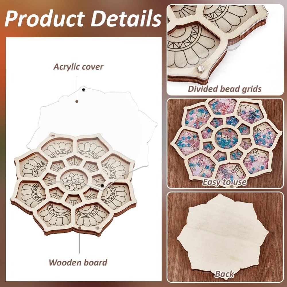 Kotak Manik Bunga Baki Organiz - Jewelry Making Organizer ulasan dan harga