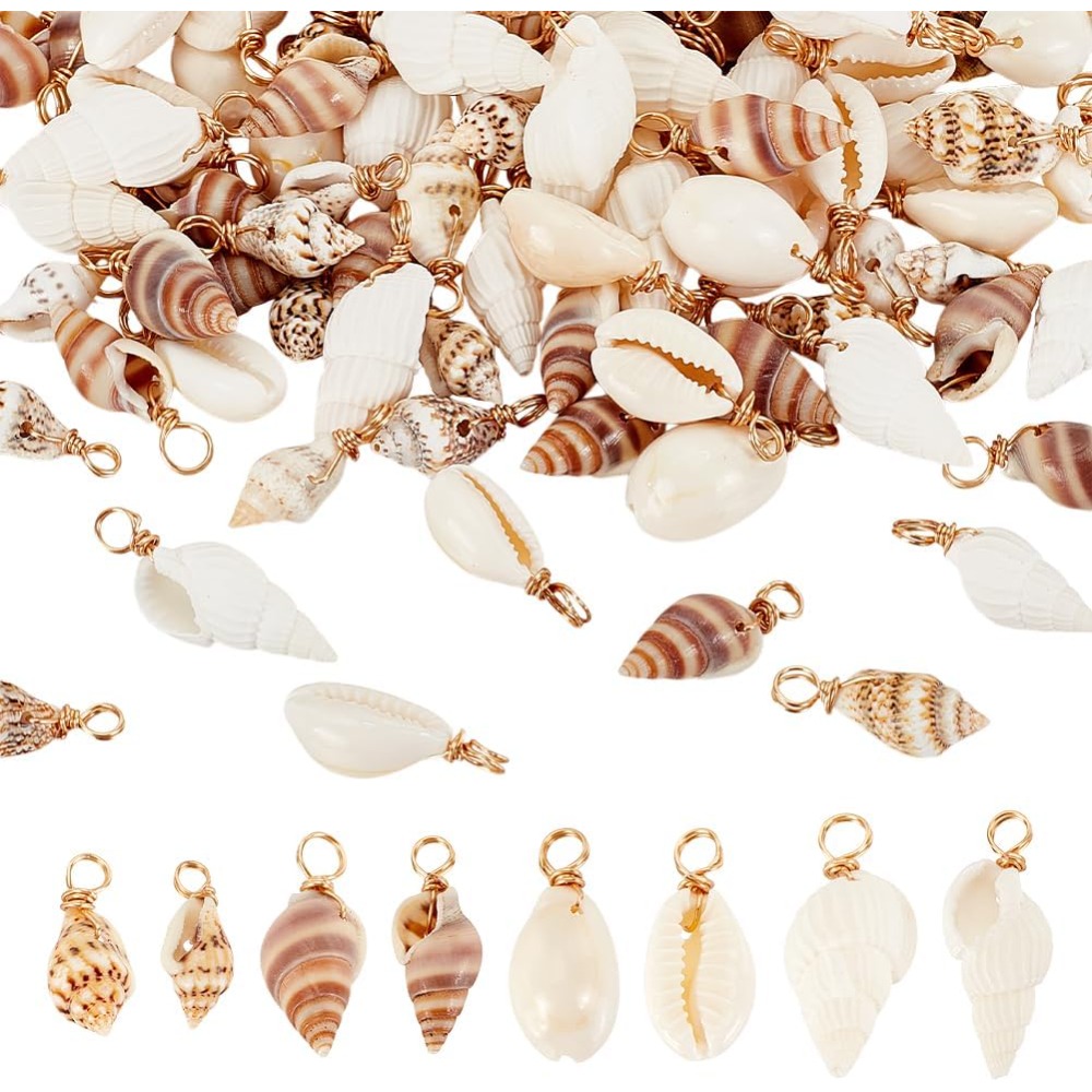 100 Buah 4 Gaya Liontin Jimat  - Jewelry Making Kit For Beginners ulasan dan harga