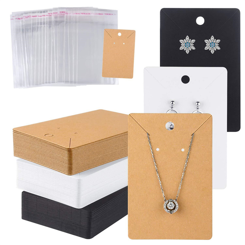50 buah 6x9cm kartu perhiasan  - Jewelry Making Organizer ulasan dan harga