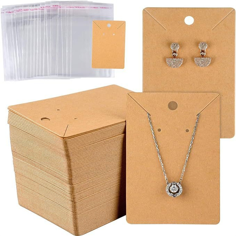 50 buah 6x9cm kartu perhiasan  - Jewelry Making Organizer ulasan dan harga