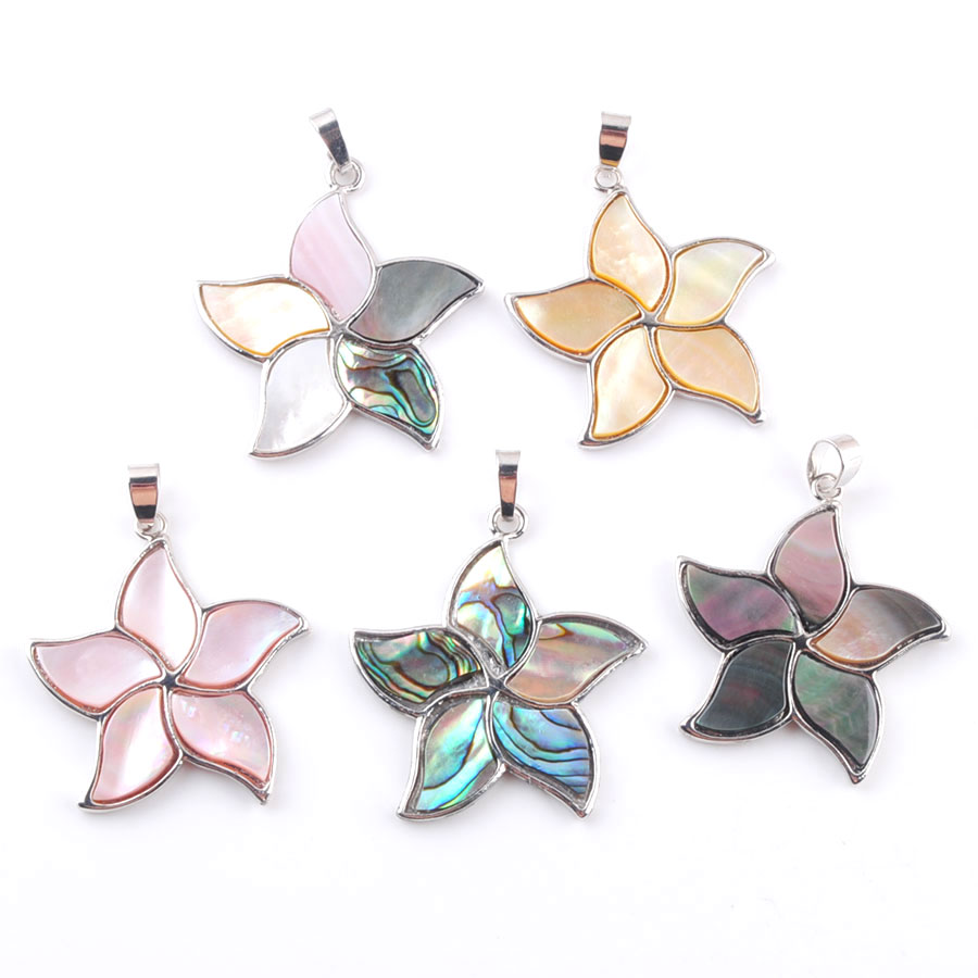 5 Buah Liontin Bunga Kerang Me - Jewelry Making New Zealand ulasan dan harga