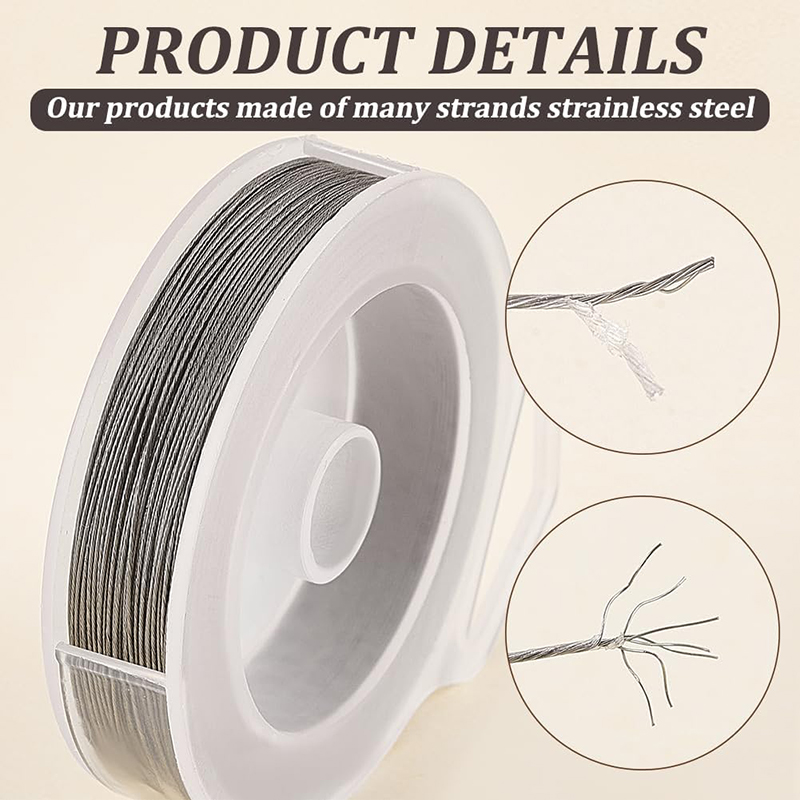 30M/Roll Kawat Manik-manik Baj - Jewelry Making Equipment ulasan dan harga
