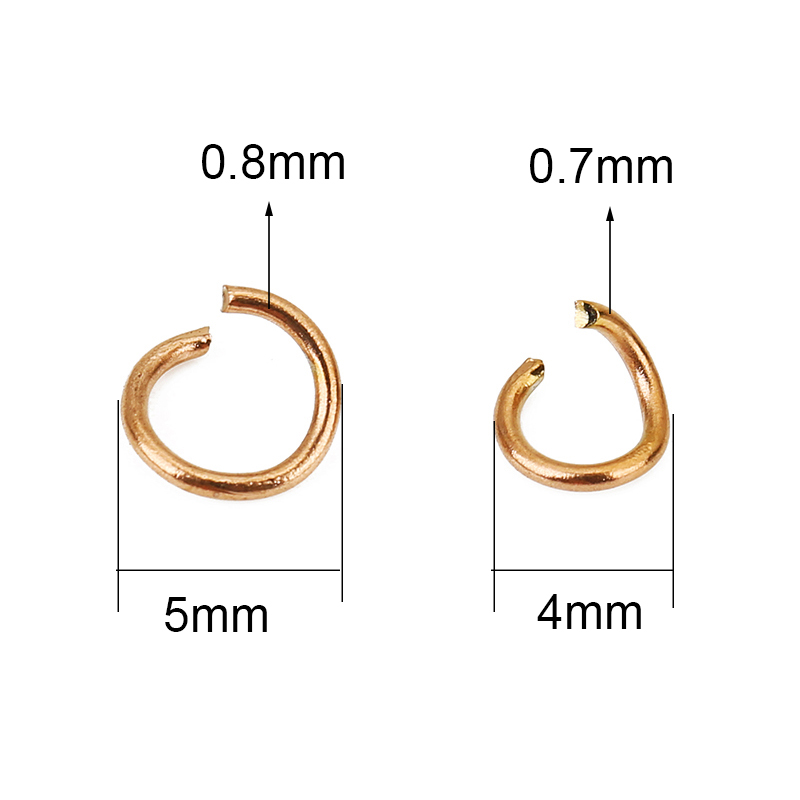 100 pcs Cincin Loncat Baja Ant - Jewelry Making Closed Jump Rings ulasan dan harga