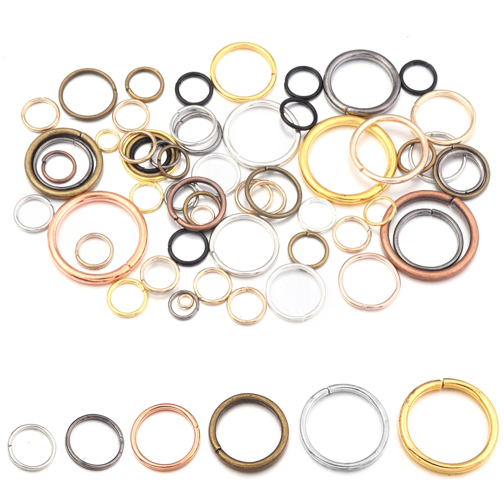 50-200 Buah/Lot 3-20Mm Cincin  - Jewelry Making Closed Jump Rings ulasan dan harga
