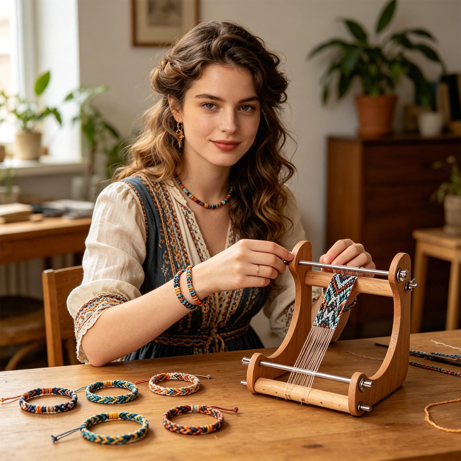 1 buah alat tenun manik-manik  - Jewelry Making Workshop ulasan dan harga