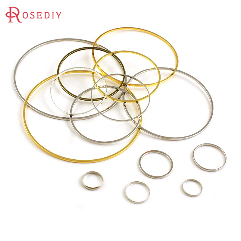 Diameter 8MM hingga 80MM bulat - Jewelry Making Closed Jump Rings ulasan dan harga